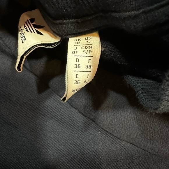 ADIDAS Women’s Navy Blue Knit Crewneck XBYO Sweatshirt Size Small - Picture 11 of 12